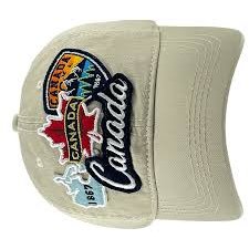 Canada patch cap embroidery digitizing sample