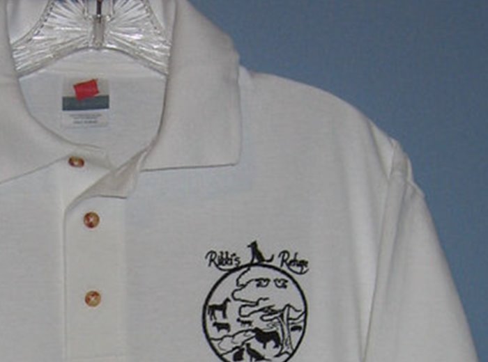 Polo shirt left chest logo embroidery digitizing