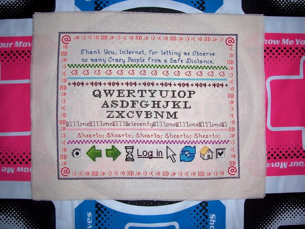 Cross stitch lettering panel for monogram and logo digitizing