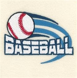 Baseball swoosh left chest embroidery digitizing design